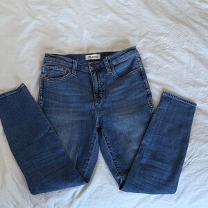 Women’s Madewell 10” High Rise Skinny Crop Jeans, Size 26